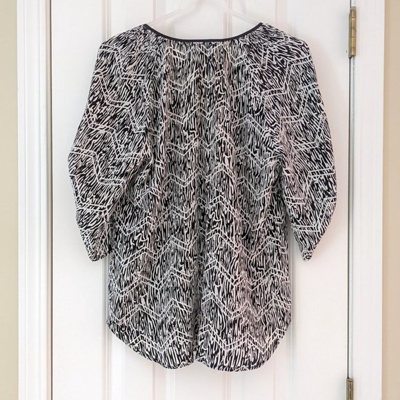 Yumi Kim Tie-Sleeve Silk Blouse - Picture 2 of 6